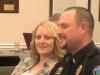 Officer Clark and his fiancee Jessica.  Officer Clark was promoted to Master Officer. 